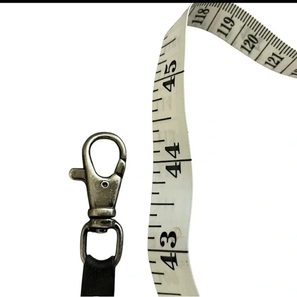 FOSSIL Men's Leather & Metal Belt Accessories Black & Silver Tone Waist 34”-36” - Picture 8 of 8